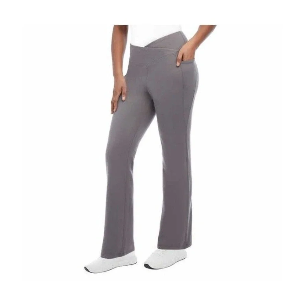 Jockey Ladies Crosswaist Yoga Size Small Dark Grey - Picture 2 of 4